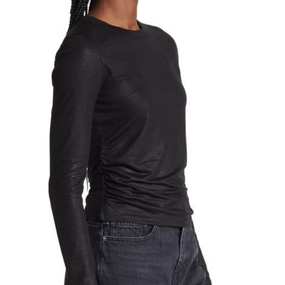 All Saints Tina Shimmer Knit Crewneck Long Sleeve NWOT - Picture 1 of 10